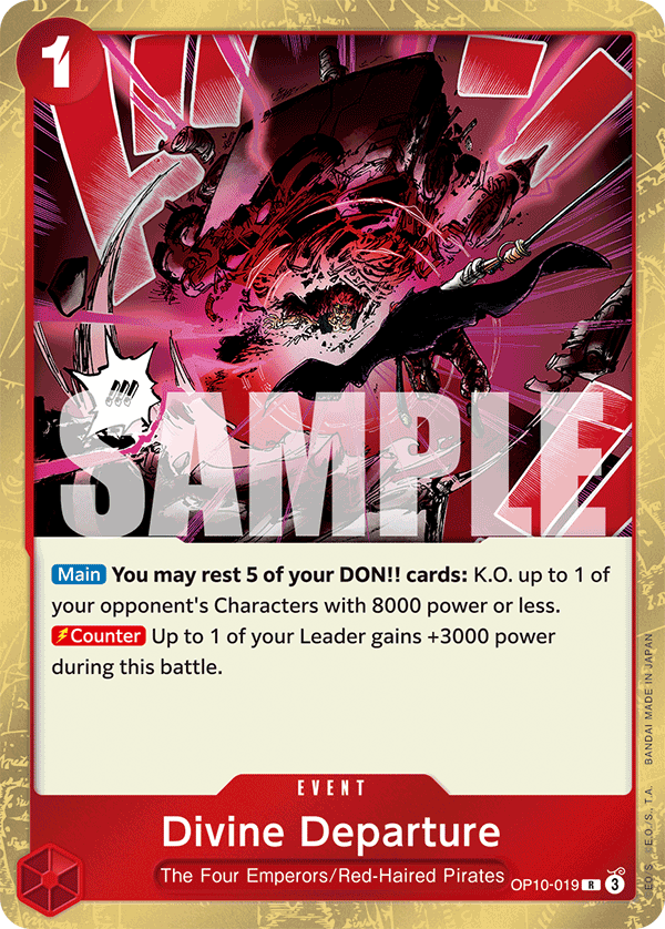 Divine Departure - OP10-019 R - Royal Blood - Foil - Card Cavern
