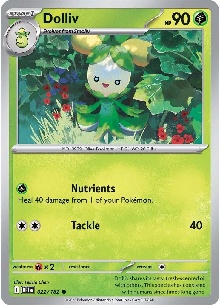Dolliv - 022/182 - Destined Rivals - Card Cavern