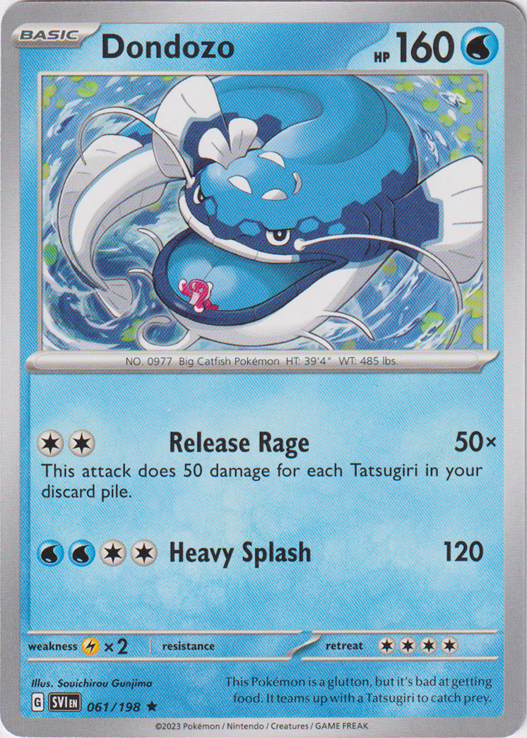 Dondozo - 061/198 - Scarlet & Violet - Non-Holo - Card Cavern