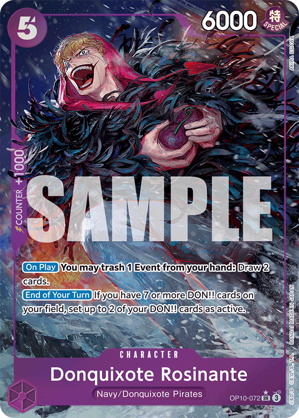 Donquixote Rosinante (Parallel) - OP10-072 SR - Royal Blood - Foil - Card Cavern