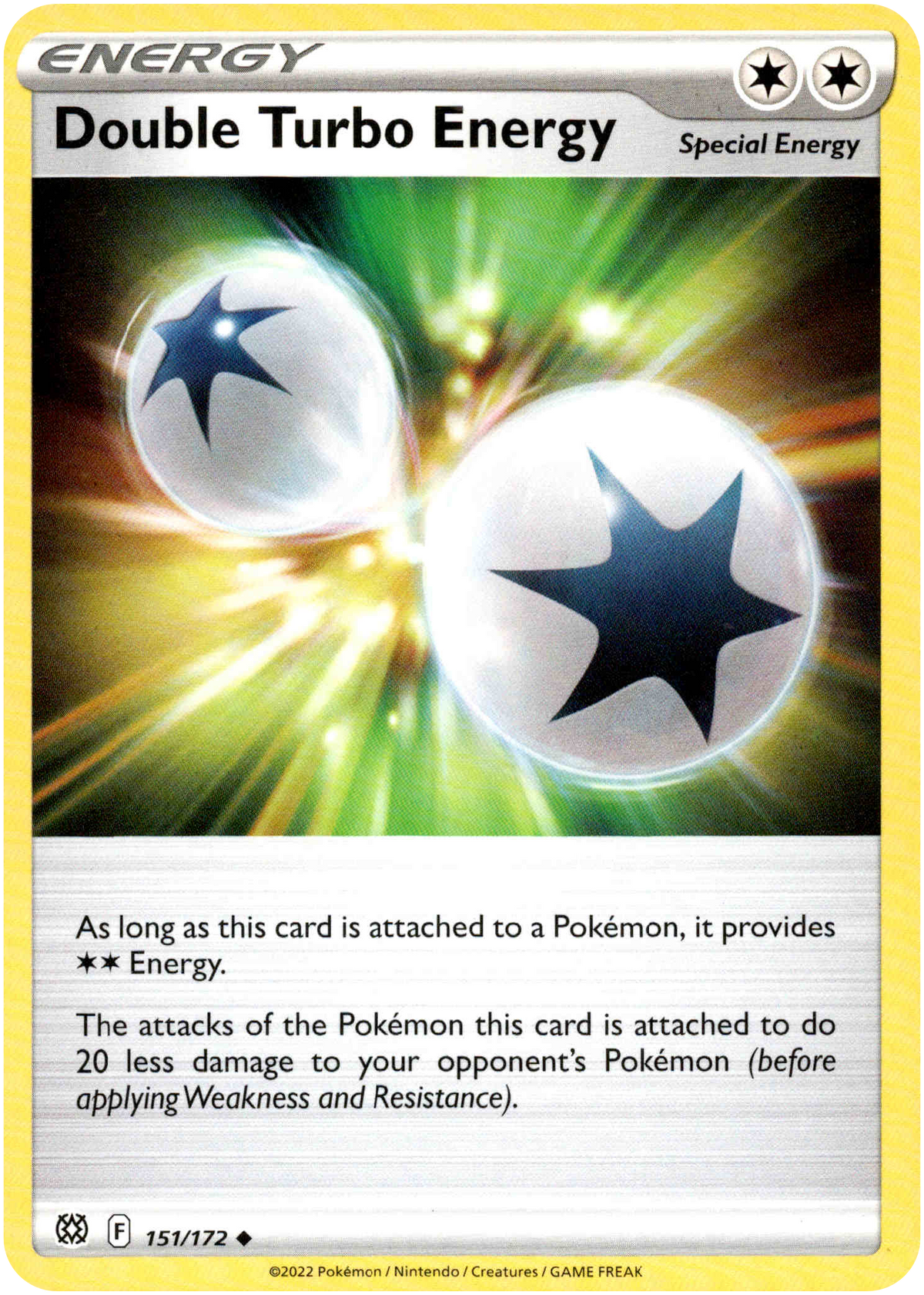 Double Turbo Energy - 151/172 - Brilliant Stars - Card Cavern