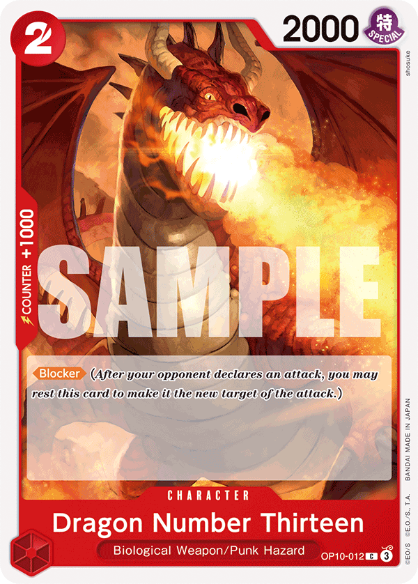 Dragon Number Thirteen - OP10-012 C - Royal Blood - Card Cavern