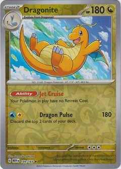 Dragonite - 149/165 - Scarlet & Violet 151 - Reverse Holo - Card Cavern