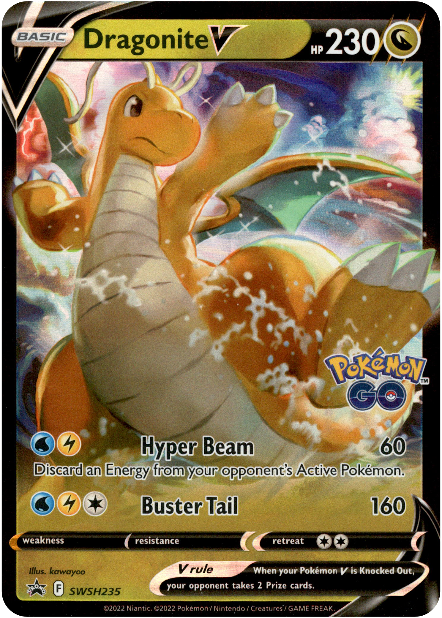Dragonite V - SWSH235 - Sword & Shield Promo - Card Cavern