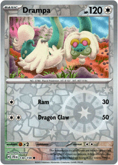 Drampa - 130/159 - Journey Together - Reverse Holo - Card Cavern