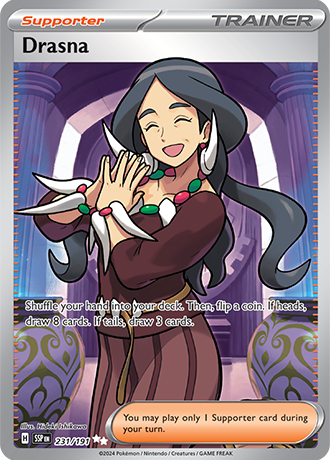 Drasna - 231/191 - Surging Sparks - Holo - Card Cavern