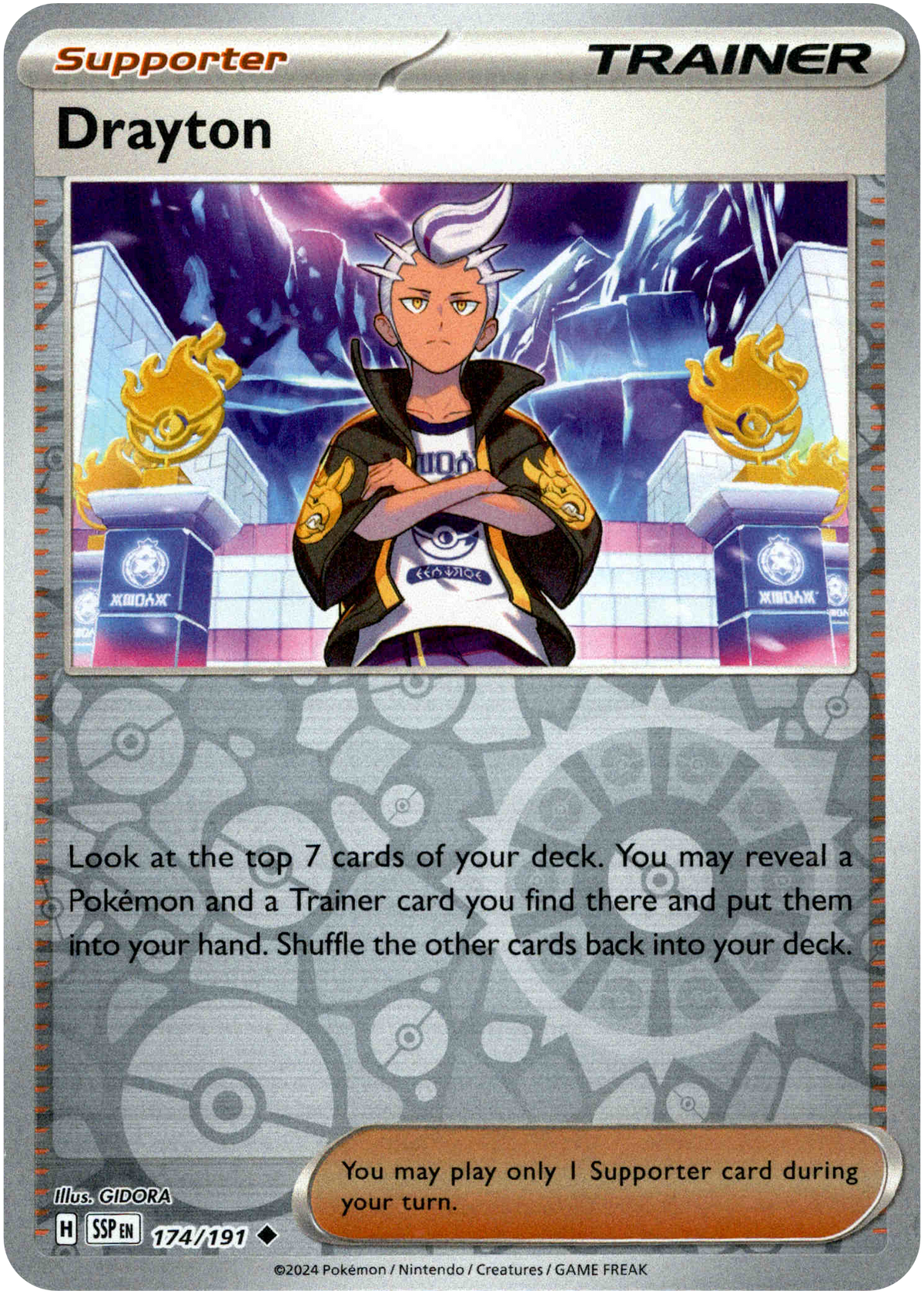 Drayton - 174/191 - Surging Sparks - Reverse Holo - Card Cavern
