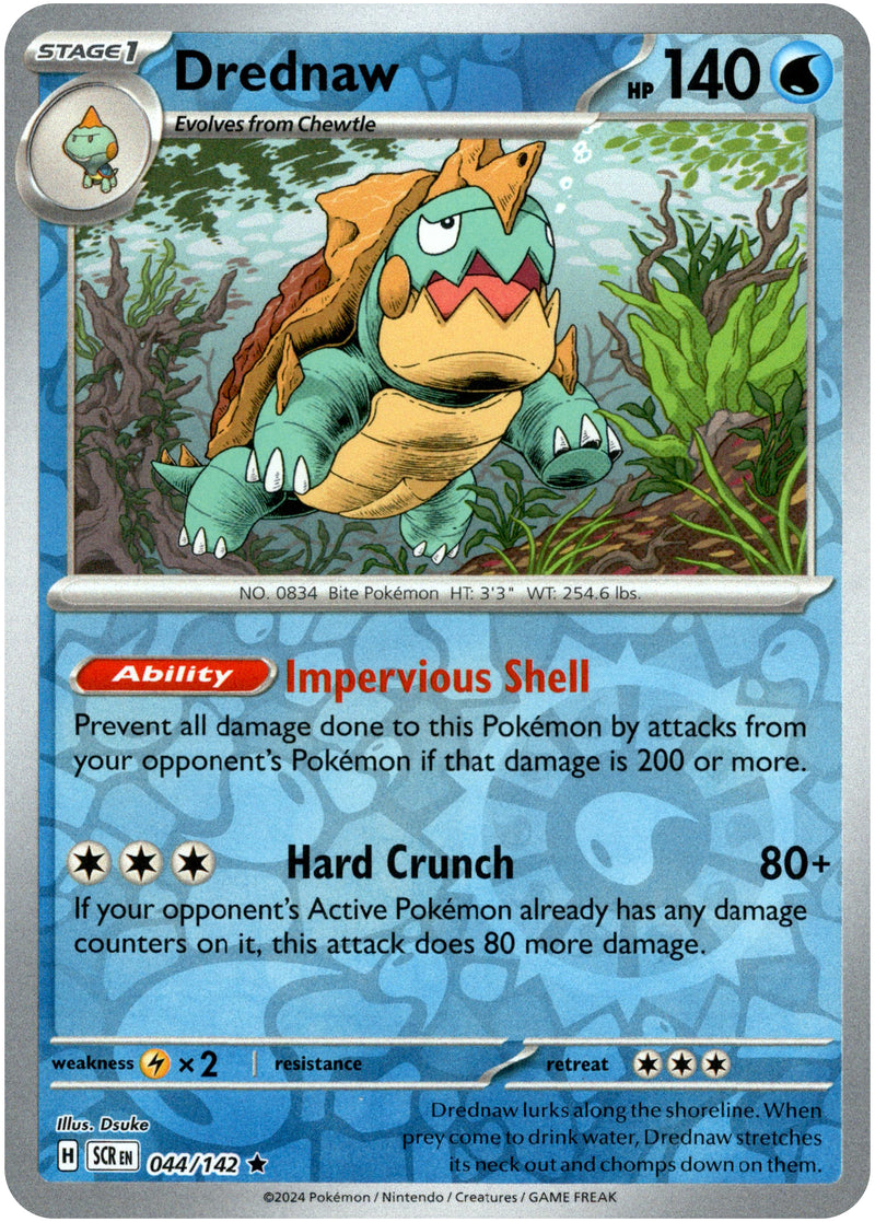 071 142 pokemon card Drednaw - 044/142 - Stellar Crown