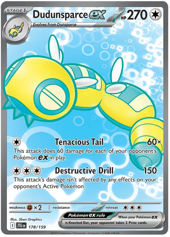 Dudunsparce ex - 178/159 - Journey Together - Holo - Card Cavern