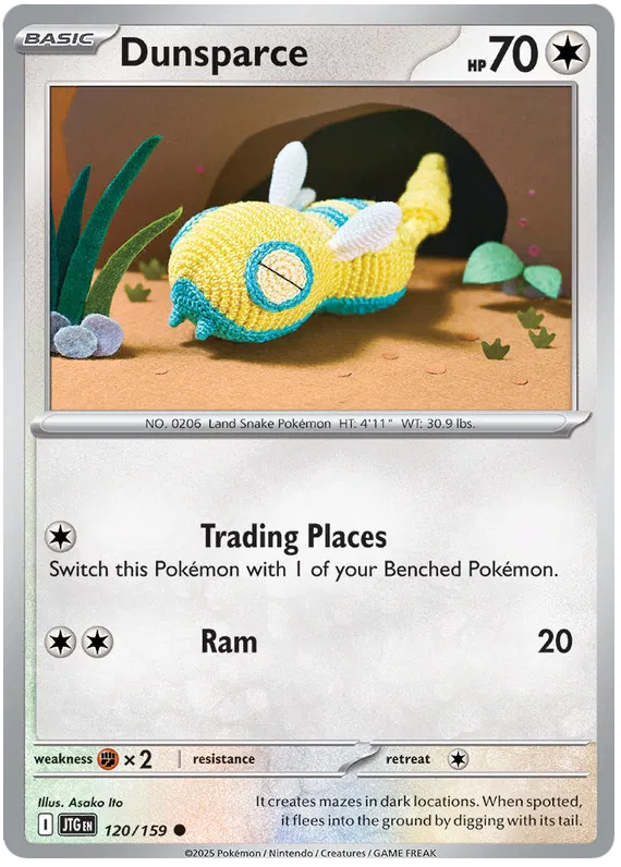 Dunsparce - 120/159 - Journey Together - Card Cavern