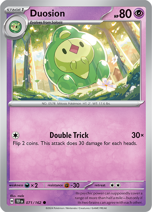 Duosion - 071/162 - Temporal Forces - Card Cavern
