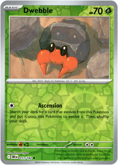 Dwebble - 011/182 - Destined Rivals - Reverse Holo - Card Cavern