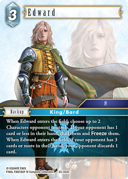 Edward - 25-022C - Tears of the Planet - Card Cavern