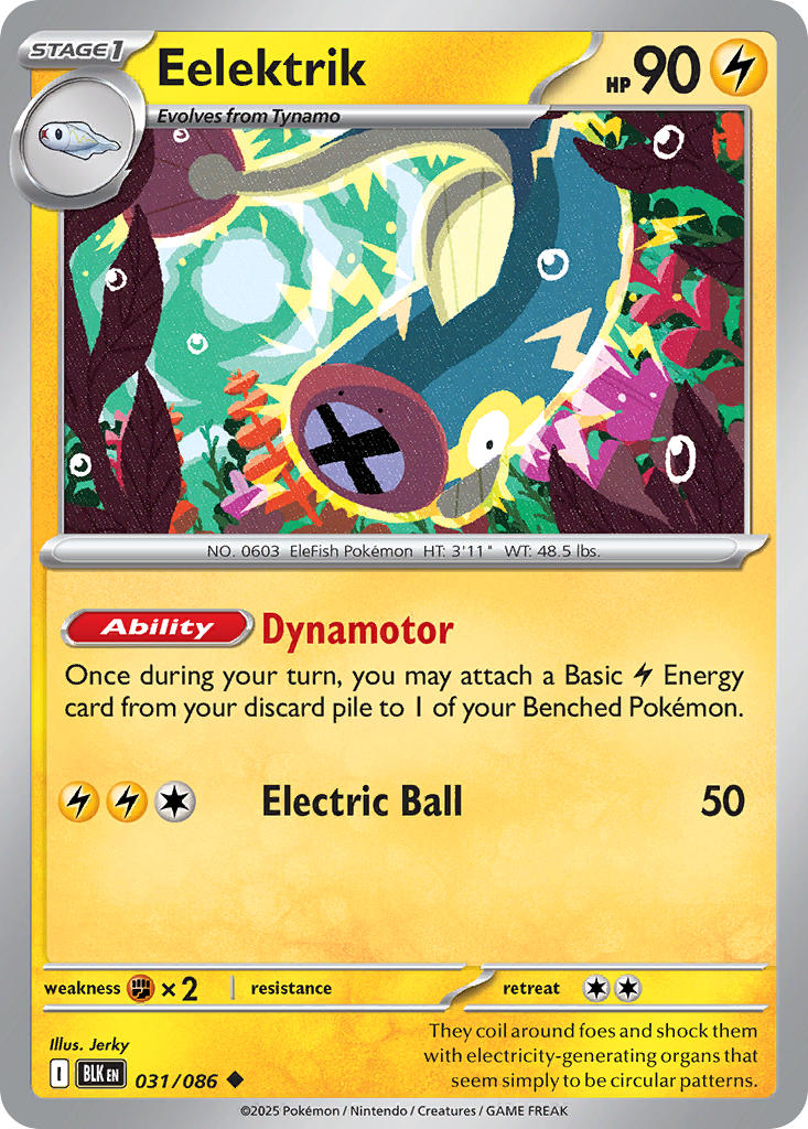 Eelektrik - 031/086 - Black Bolt - Card Cavern