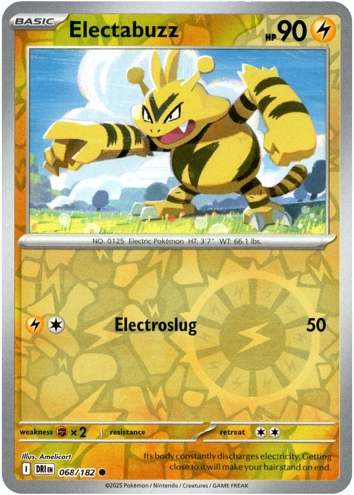 Electabuzz - 068/182 - Destined Rivals - Reverse Holo - Card Cavern