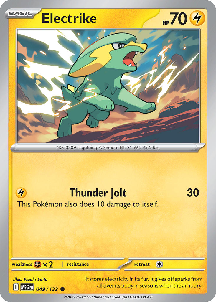 Electrike - 049/132 - Mega Evolution - Card Cavern