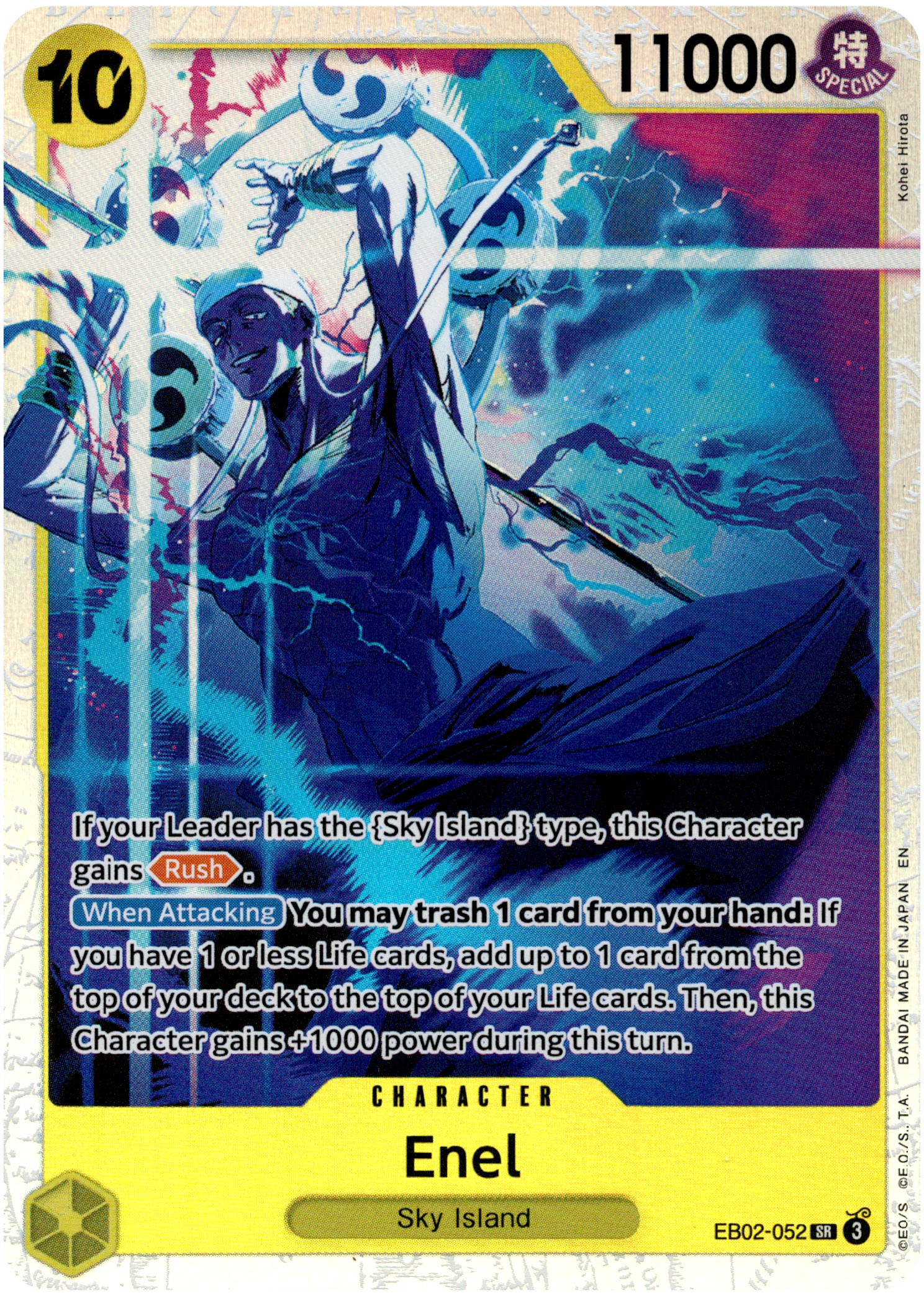 Enel - EB02-052 SR - Anime 25th Collection - Foil - Card Cavern