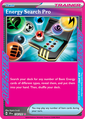 Energy Search Pro - 176/191 - Surging Sparks - Holo - Card Cavern