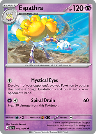 Espathra - 095/191 - Surging Sparks - Card Cavern