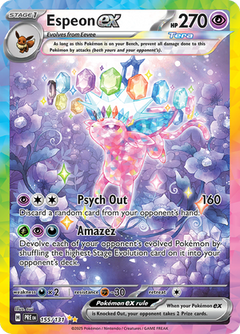 Espeon ex - 155/131 - Prismatic Evolutions - Holo - Card Cavern