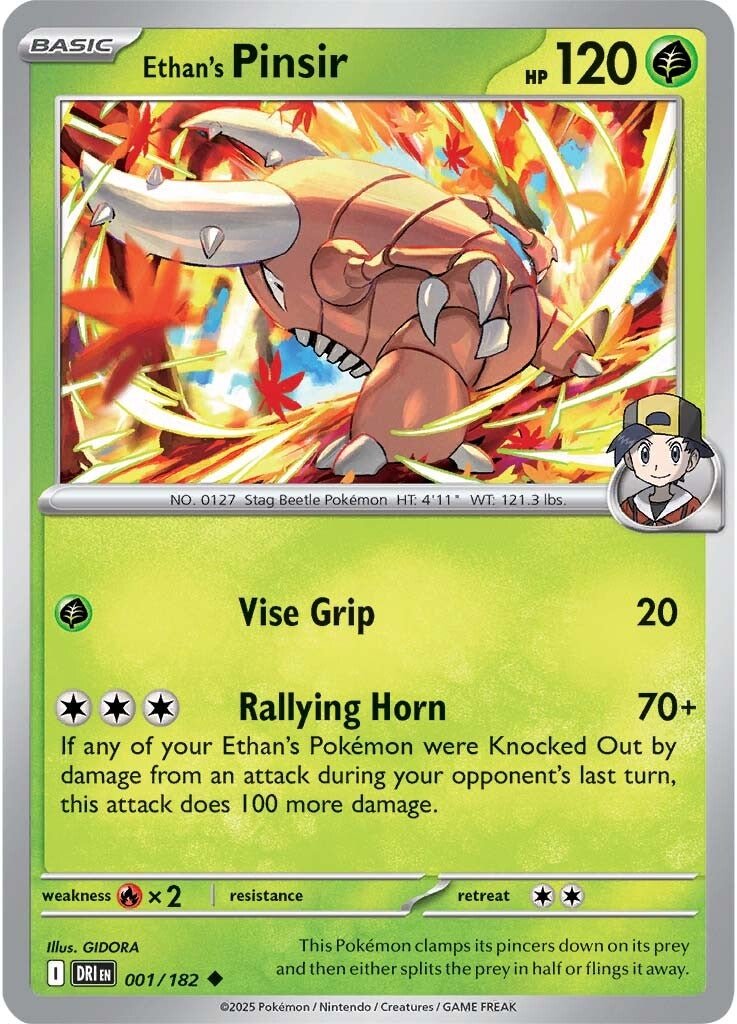 Ethan's Pinsir - 001/182 - Destined Rivals - Card Cavern