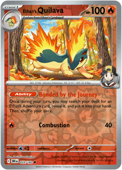 Ethan's Quilava - 033/182 - Destined Rivals - Reverse Holo - Card Cavern