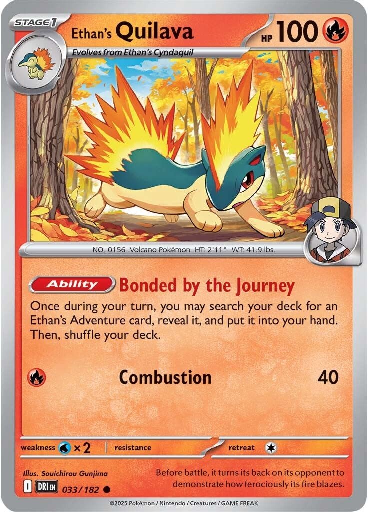 Ethan's Quilava - 033/182 - Destined Rivals - Card Cavern