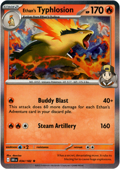 Ethan's Typhlosion - 034/182 - Destined Rivals - Holo - Card Cavern