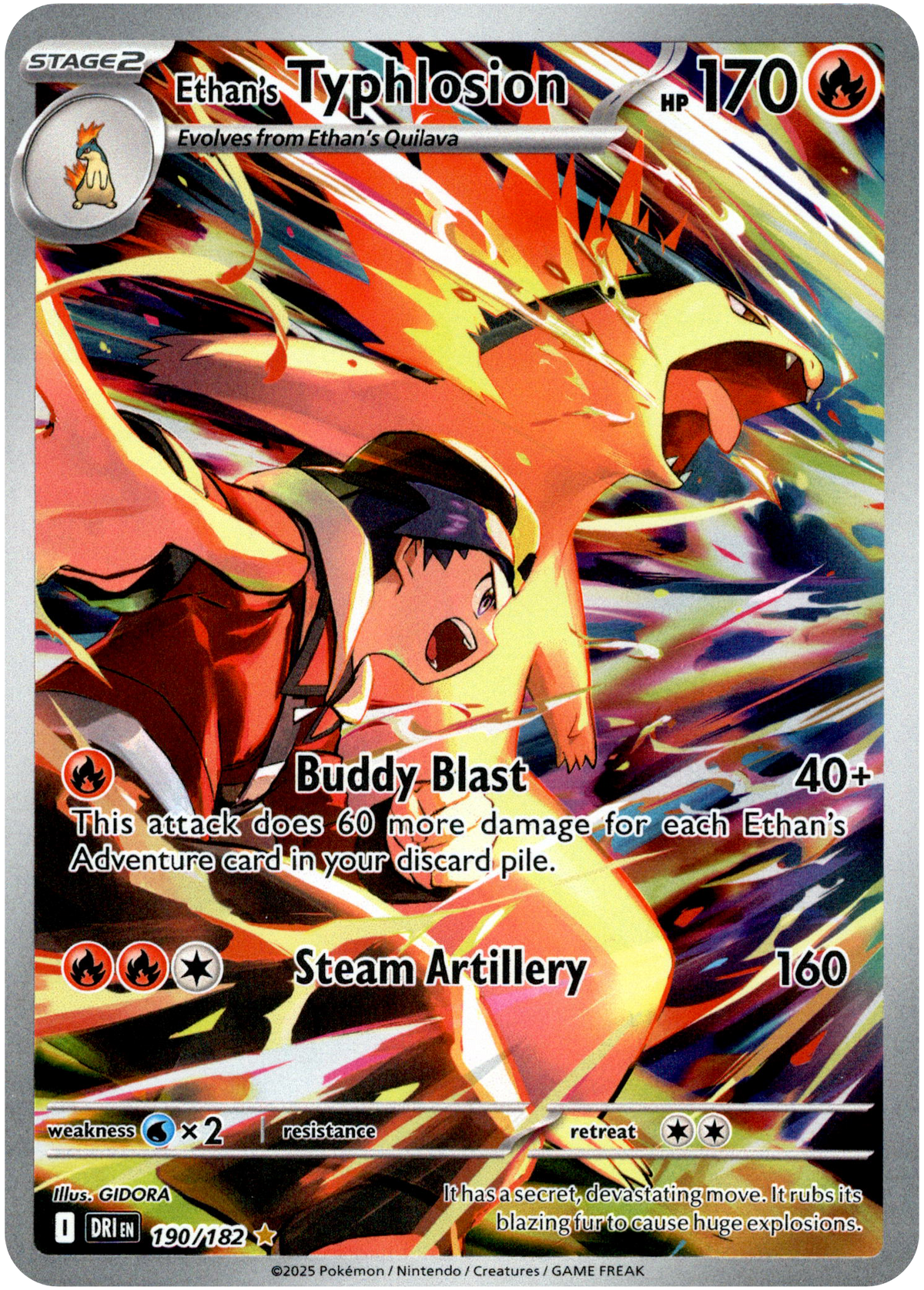 Ethan's Typhlosion - 190/182 - Destined Rivals - Holo - Card Cavern