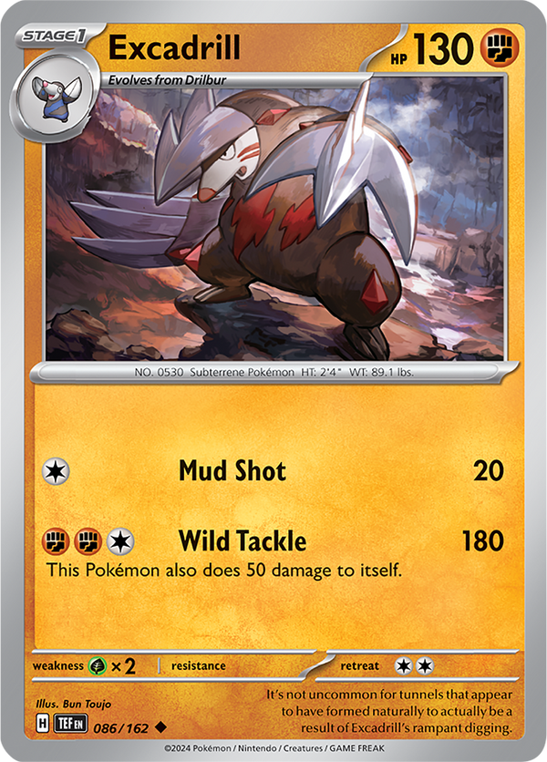 Excadrill - 086/162 - Temporal Forces - Card Cavern