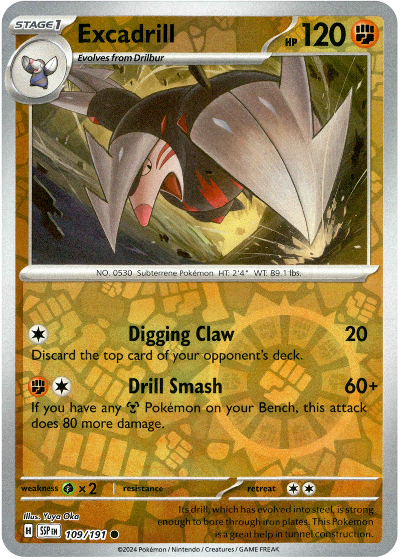 Excadrill - 109/191 - Surging Sparks