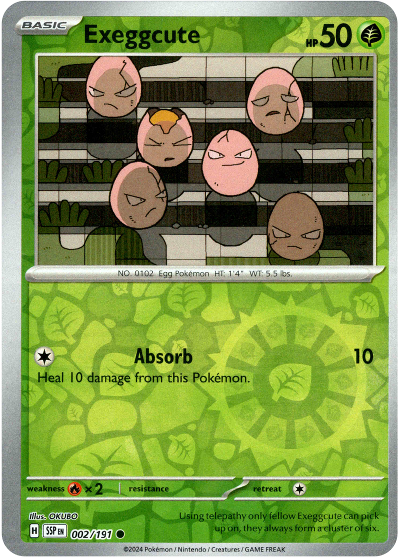 Exeggcute - 002/191 - Surging Sparks