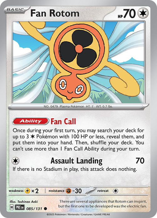 Fan Rotom - 085/131 - Prismatic Evolutions - Card Cavern