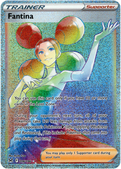 Fantina Hyper Rare - 206/196 - Lost Origin - Card Cavern
