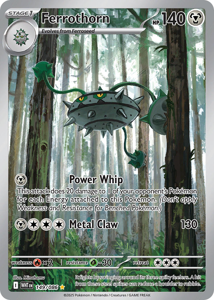 Ferrothorn - 149/086 - White Flare - Holo - Card Cavern
