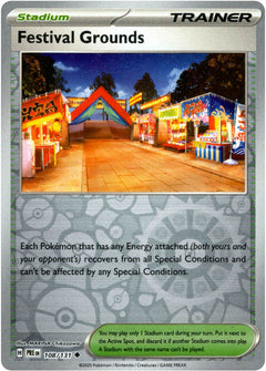Festival Grounds - 108/131 - Prismatic Evolutions - Reverse Holo - Card Cavern