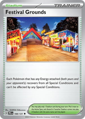 Festival Grounds - 108/131 - Prismatic Evolutions - Card Cavern