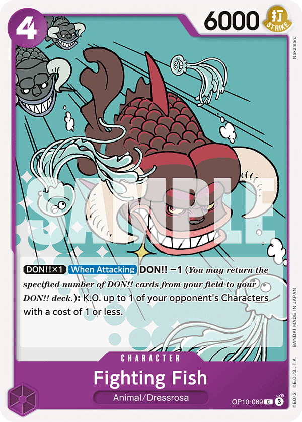 Fighting Fish - OP10-069 C - Royal Blood - Card Cavern