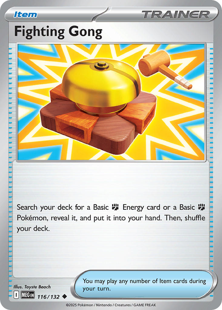 Fighting Gong - 116/132 - Mega Evolution - Card Cavern