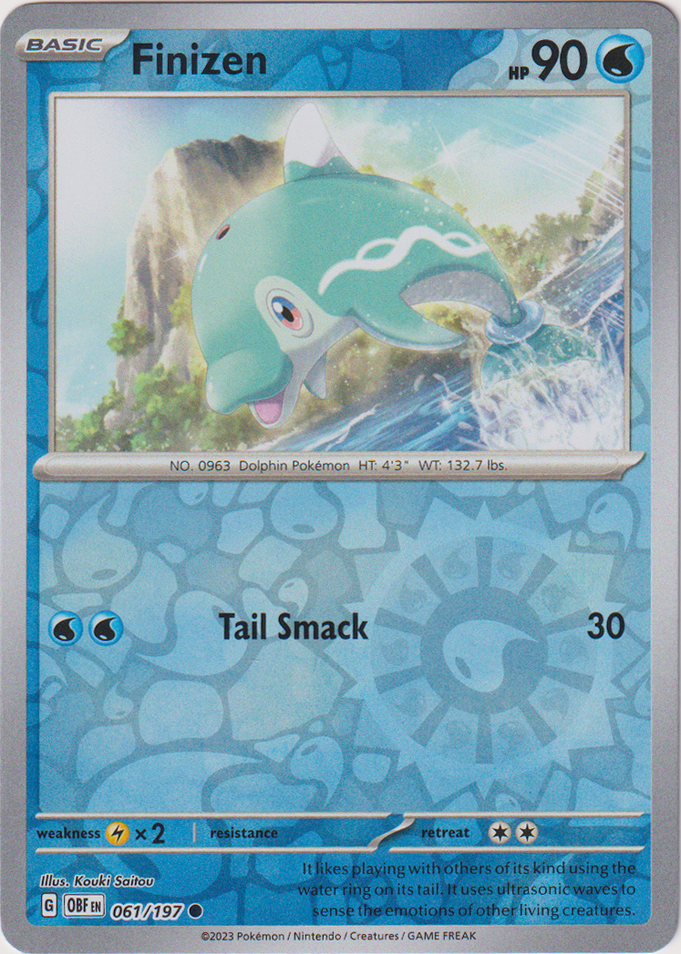 Finizen - 061/197 - Obsidian Flames - Reverse Holo – Card Cavern ...