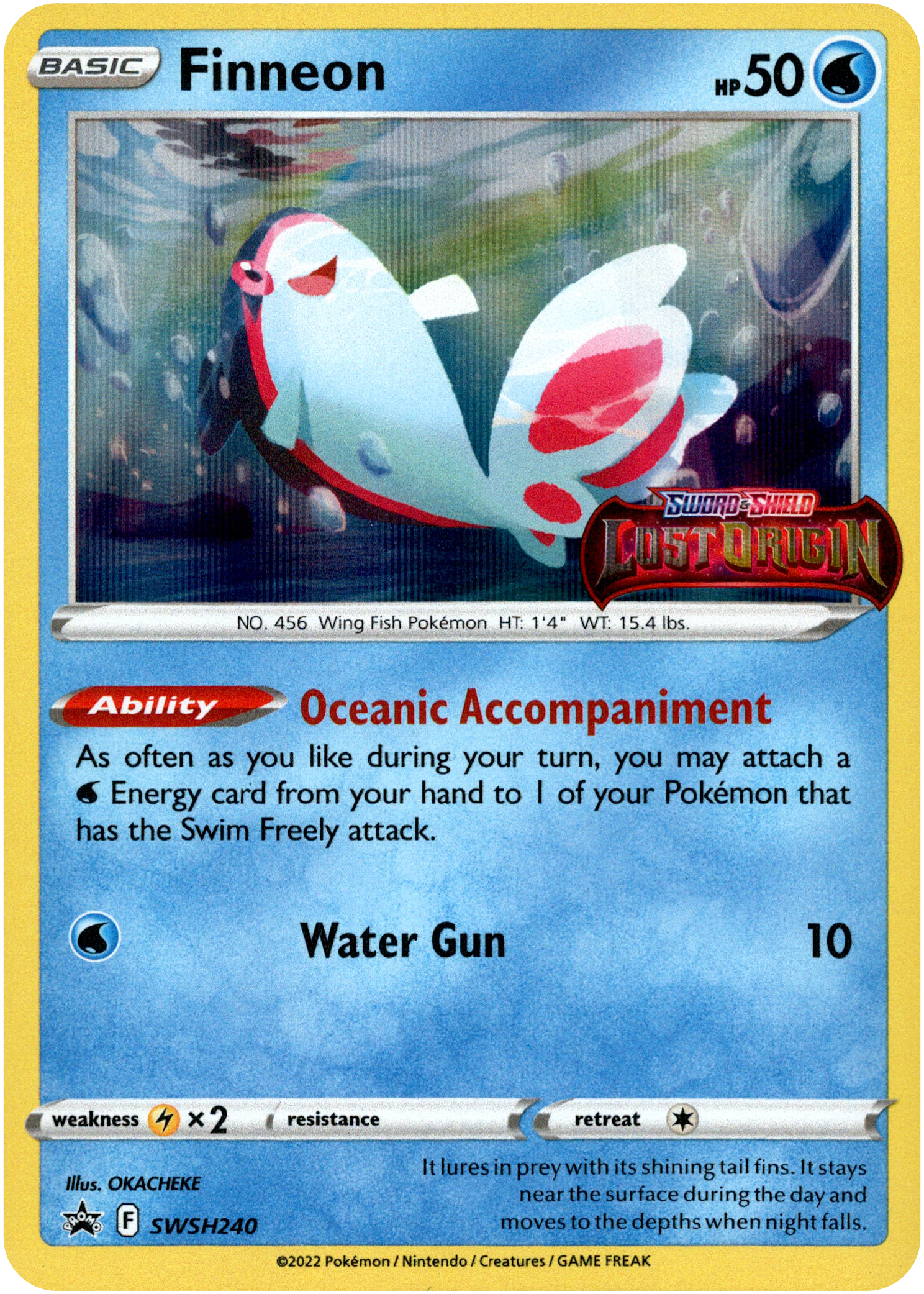 Finneon - SWSH240 - Sword & Shield Promo - Card Cavern