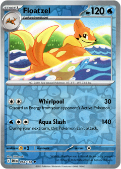 Floatzel - 058/182 - Destined Rivals - Reverse Holo - Card Cavern