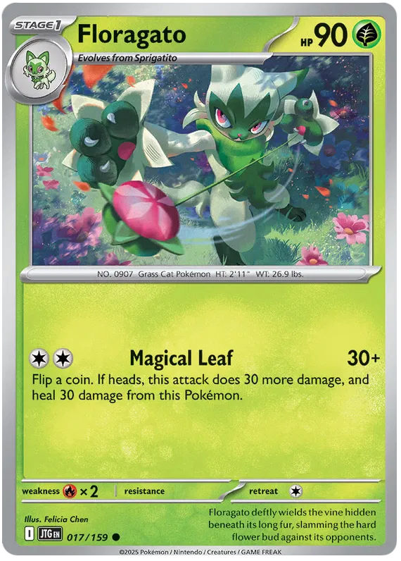 Floragato - 017/159 - Journey Together - Card Cavern