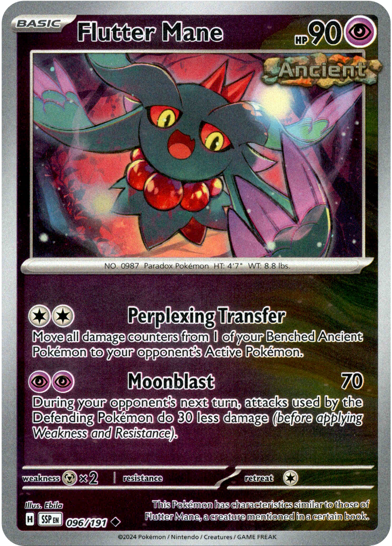 flutter mane pokemon card Flutter Mane - 096/191 - Surging Sparks