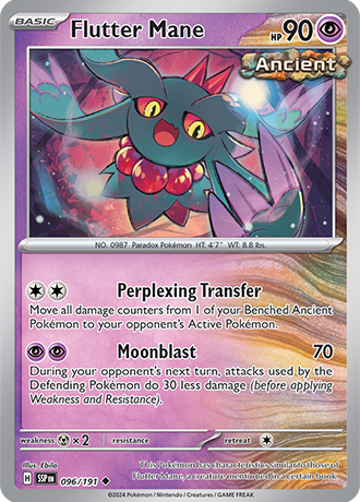 Flutter Mane - 096/191 - Surging Sparks - Card Cavern