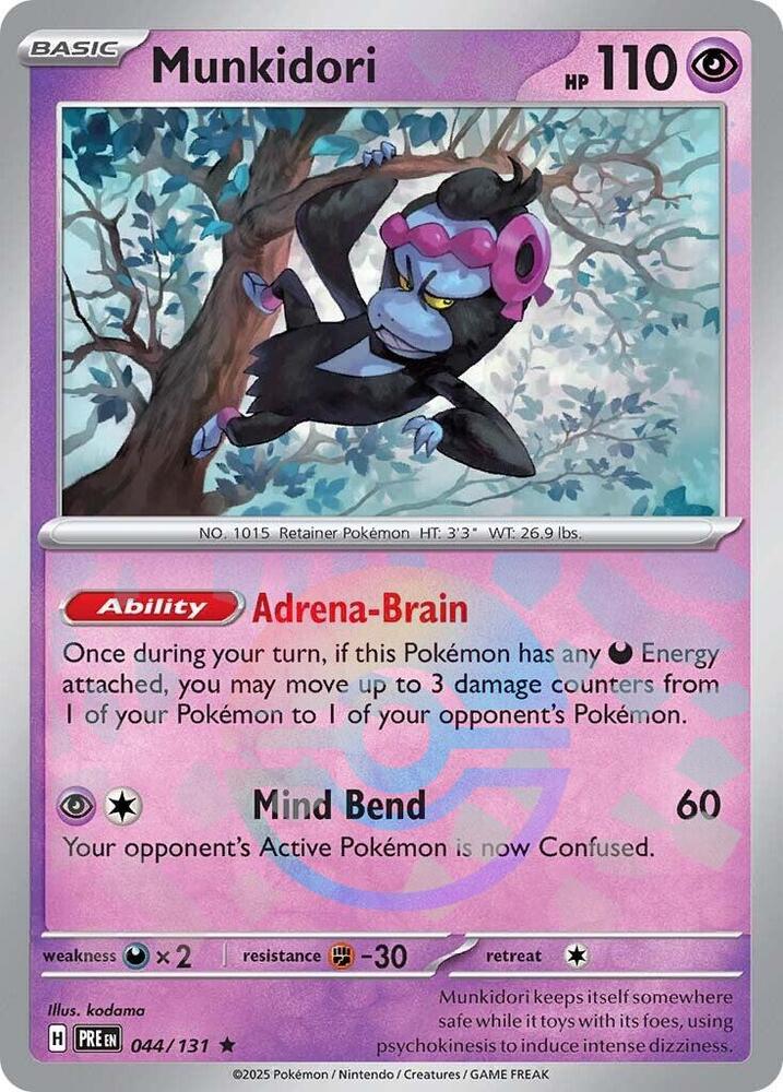 Flutter Mane (Poke Ball Pattern) - 043/131 - Prismatic Evolutions - Holo - Card Cavern