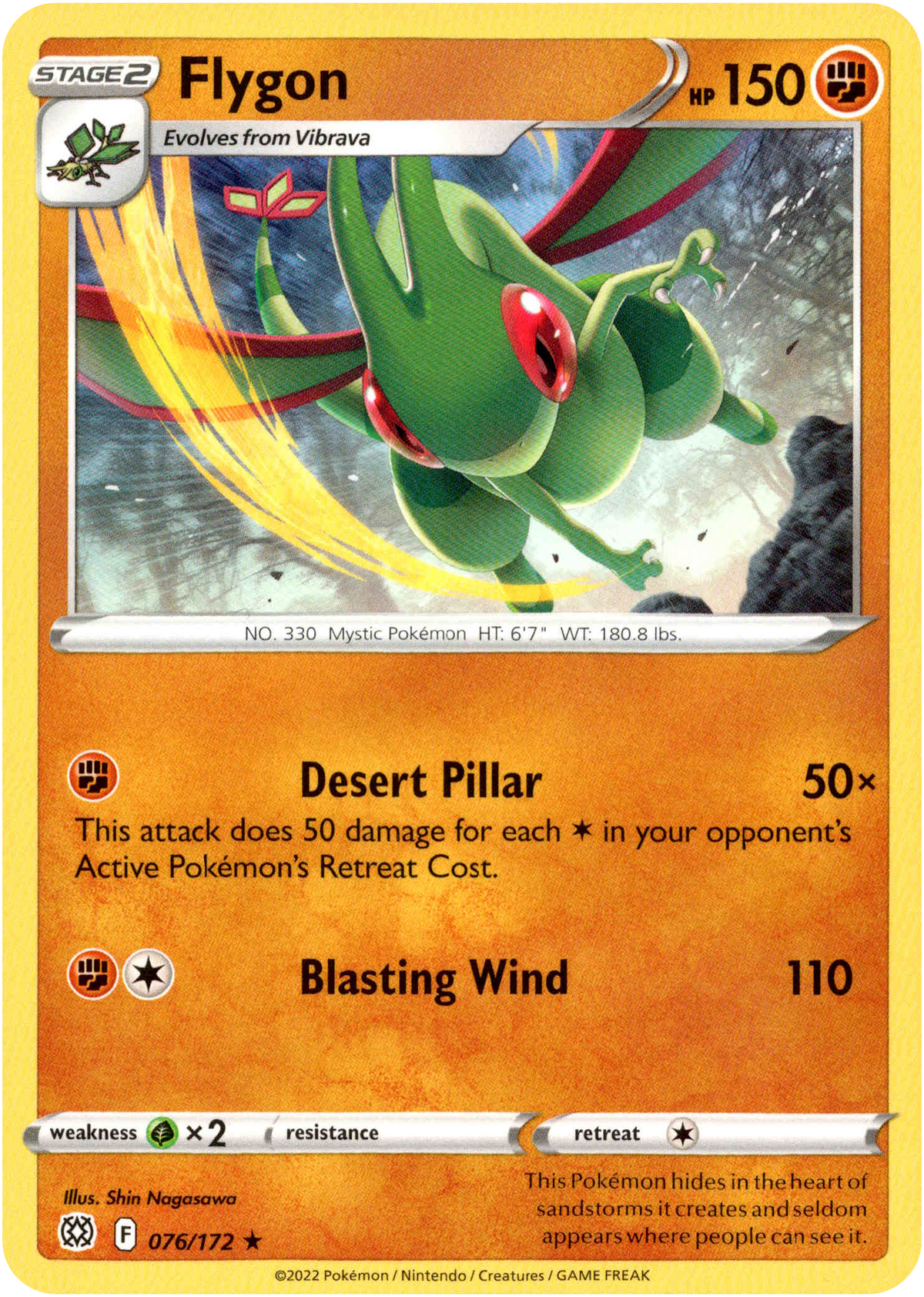 Flygon - 076/172 - Brilliant Stars - Card Cavern