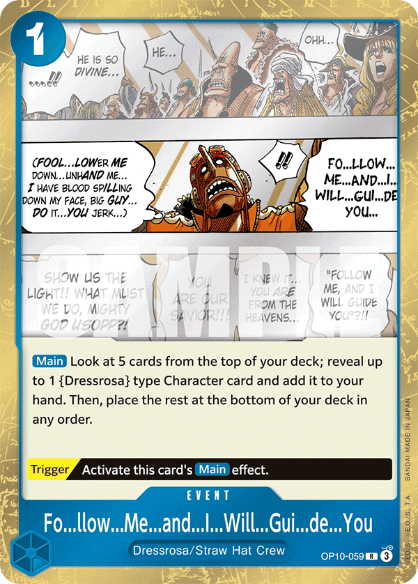 Fo...llow...Me...and...I...Will...Gui...de...You - OP10-059 R - Royal Blood - Foil - Card Cavern