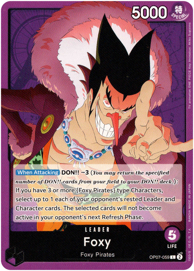 Foxy - OP07-059L - 500 years in the Future – Card Cavern Trading