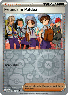 Friends in Paldea - 109/131 - Prismatic Evolutions - Reverse Holo - Card Cavern